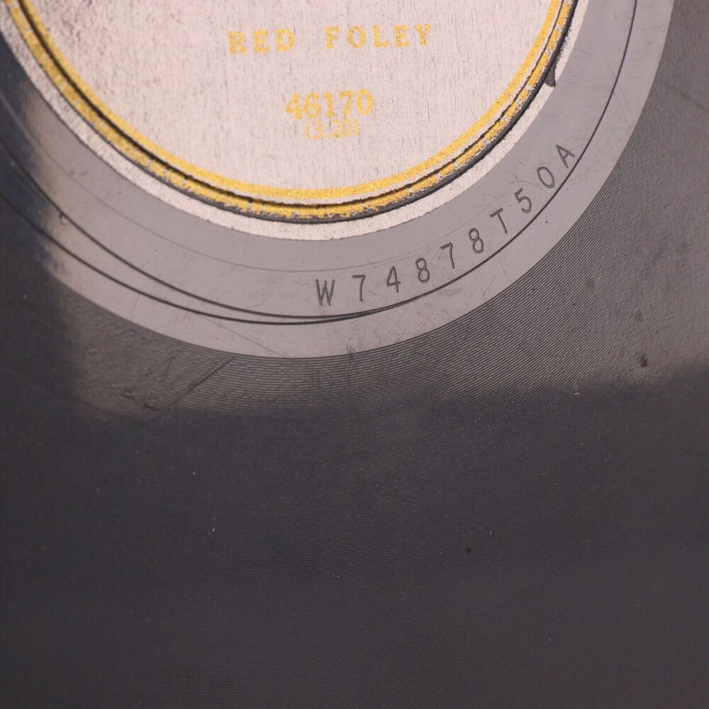 Red Foley – Tennessee Polka / I'm Throwing Rice - 1949 10" 78 rpm Record 46170 - Picture 6 of 16